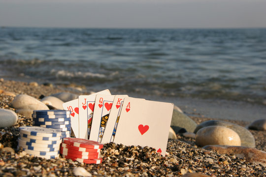 There's nothing better - a royal flush by the sea
