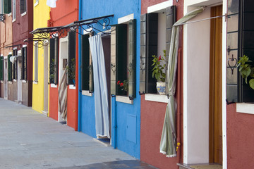 Maisons colorées de Burano - Venise