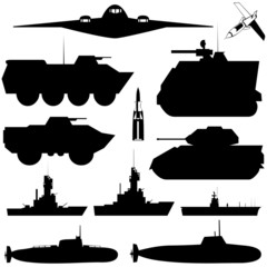 military vessels
