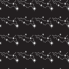 Stars seamless pattern