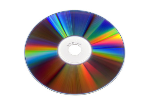 CD or DVD reflecting spectrum