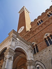 Fototapeta premium palazzo pubblico siena