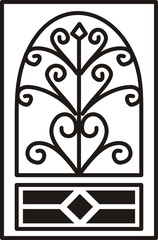 diseño en hierro forjado