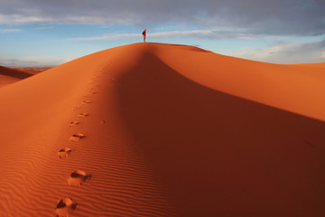 Man in desert