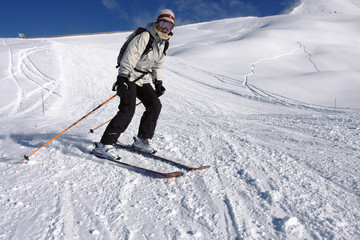 Fototapeta na wymiar ski