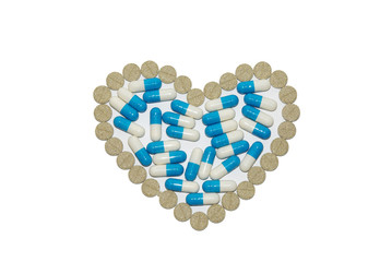 Heart from pills 