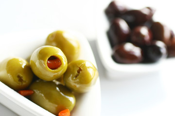 Green or kalamata olives