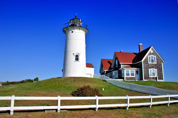 Fototapeta na wymiar Nobska Lighthouse, USA..