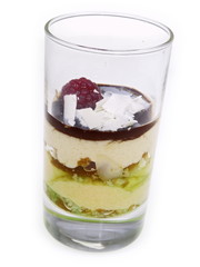 mascarpone mit himbeere