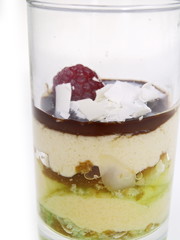 mascarpone mit himbeere