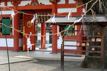 Fototapeta na wymiar Shinto shrine