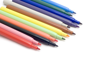 series object on white - soft-tip pen