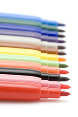 series object on white - soft-tip pen