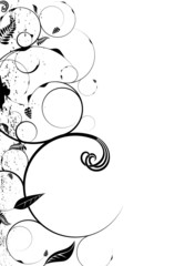 Floral inspired circle