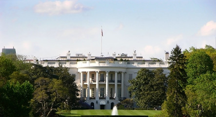 White House on Sunny Day