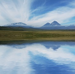 Volcano on Kamchatkak