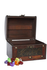  wooden chest 