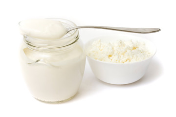 Dairy food - Curd and sour cream