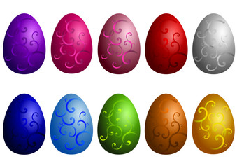 Color easter eggs