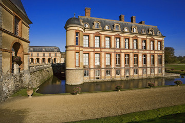Fototapeta na wymiar france,île de france : chateau de dampierre