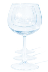 three glasses together