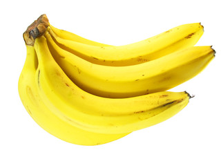 bananas over white