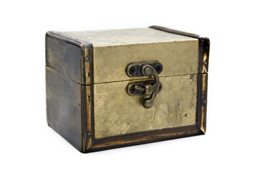 gold aged casket