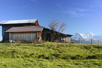 Old house in Alps