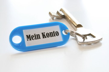 Konto Sicherheit Schl&uuml;ssel