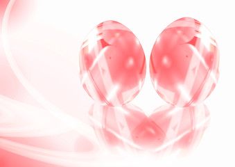 Uova di Pasqua rosso