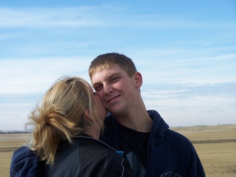  a kiss on the cheek