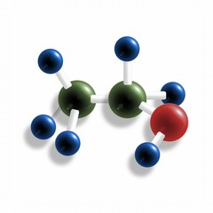 Obraz premium Model of a molecule 