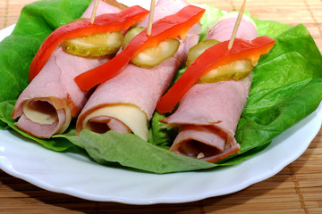 roulades from cheese