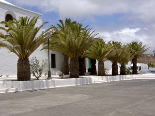 Fototapeta na wymiar Widok na miejsce w Femes kościołów - Lanzarote