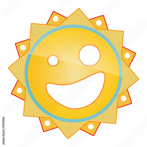 "Sole che ride bianco" Immagini e Fotografie Royalty Free su Fotolia