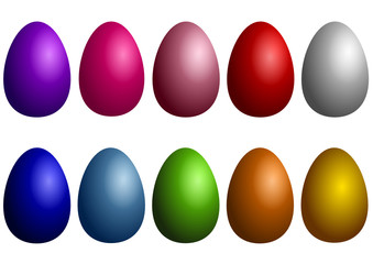 Color easter eggs