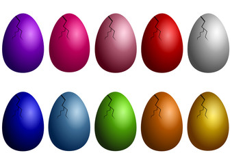 Color easter eggs