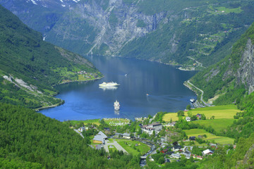 Geiranger is the one of the beutiful place in Norway