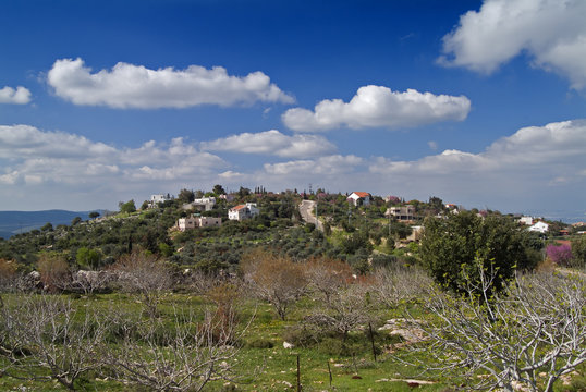 The Jewish Village of Michmanim in the Galilee Israel