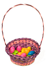 Fototapeta na wymiar Colorful Easter Basket