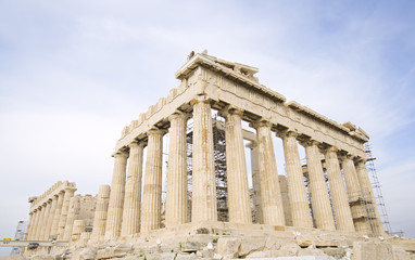 Fototapeta premium The Parthenon at the Acropolis of Athens in Athens, Greece.