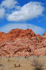 Fototapeta na wymiar Red Rock Canyon Near Las Vegas Nevada