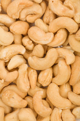 cashews close up shot for background