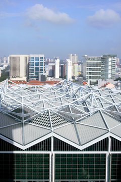 Convention Center and apartment blocks, Singapore