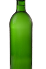 drops on the bottle of the wine