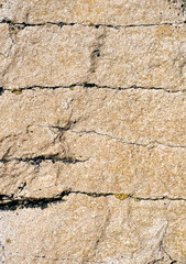 Natural limestone surface