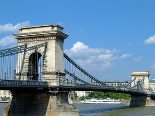 Budapest Szechenyi-Kettenbrücke