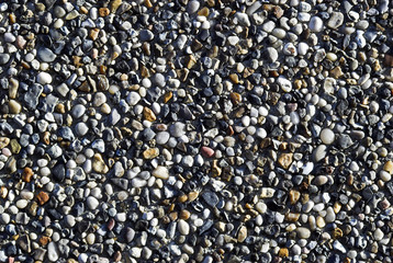 Pebble Stone Wall with small stones all over