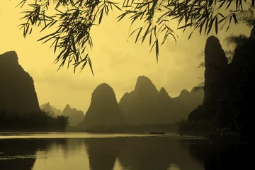 Foto auf Acrylglas Guilin Li-Fluss
