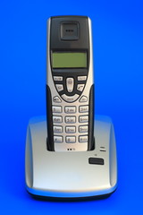 Phone on a dark blue background